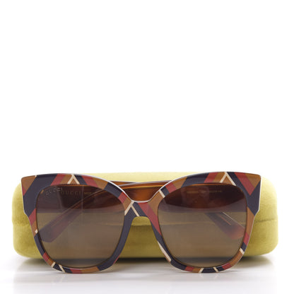 Gucci Acetate Square Frame Sunglasses GG0059S Multicolor 8 of 8