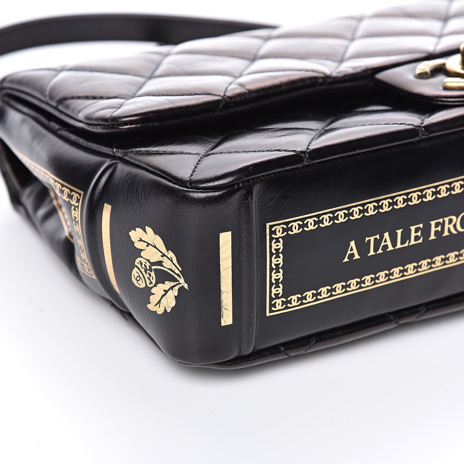 Chanel Hot Stamping Calfskin Tale Of Salzburg Flap Black 8 of 10