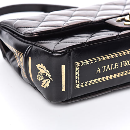 Chanel Hot Stamping Calfskin Tale Of Salzburg Flap Black 8 of 10