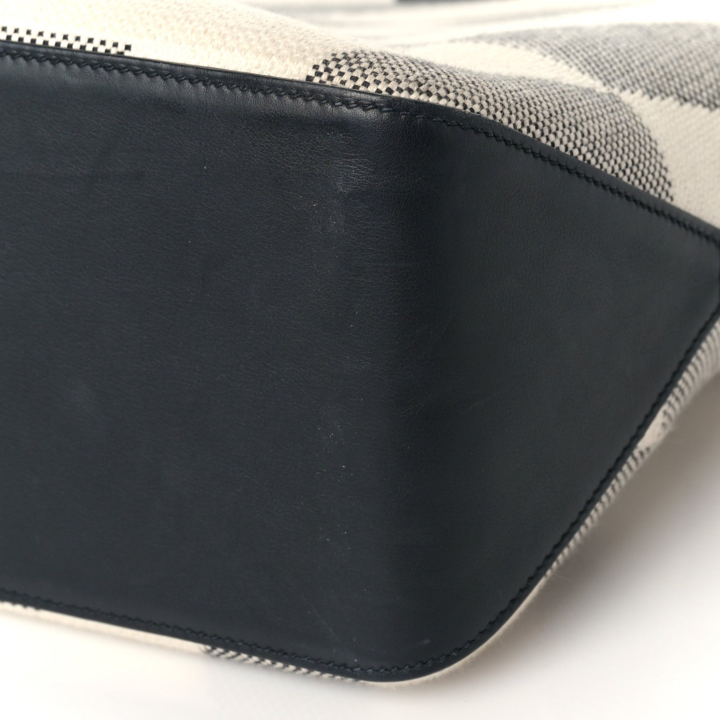 Swift H Canvas Cabas H En Biais 40 Black Ecru