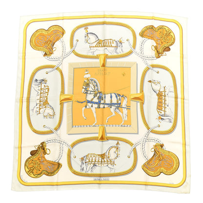 Hermes Silk Grand Apparat Scarf 90 1 of 5