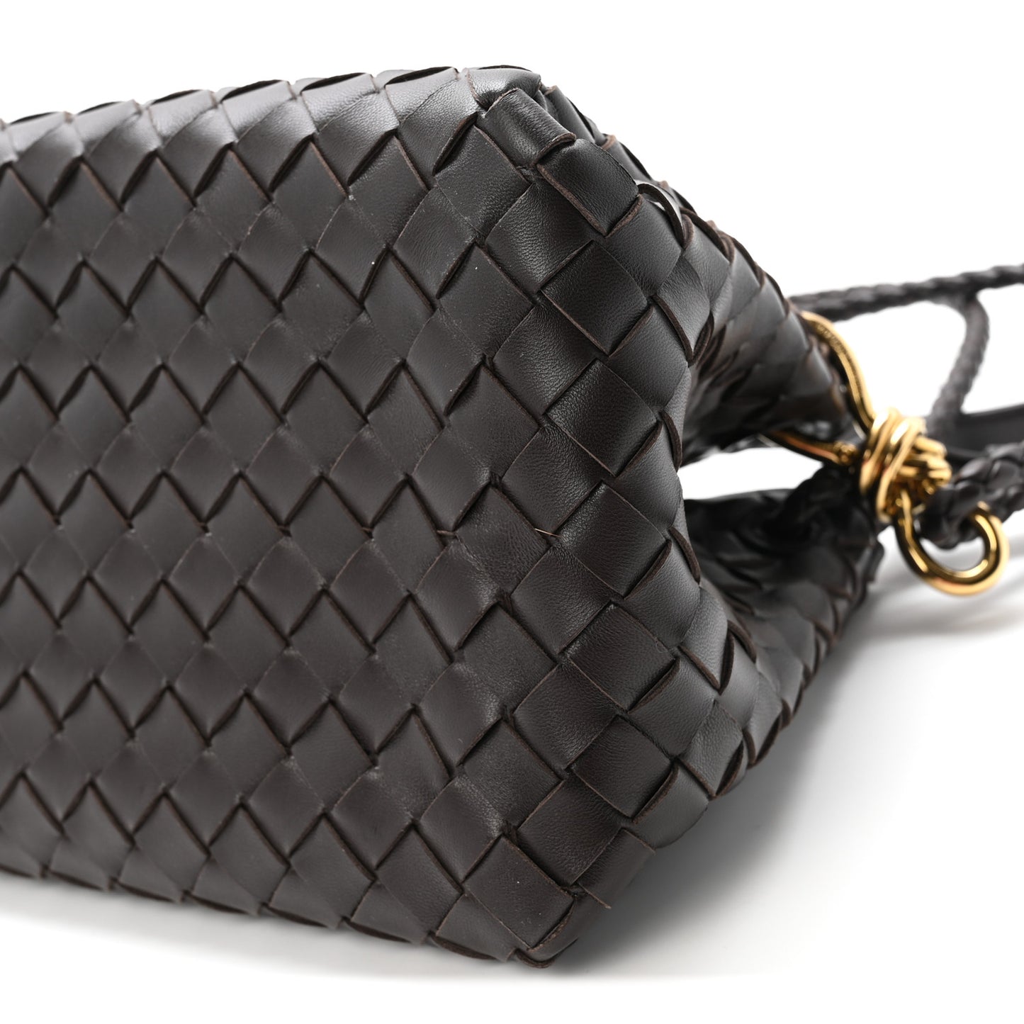 Nappa Intrecciato Medium Parachute Shoulder Bag Fondant