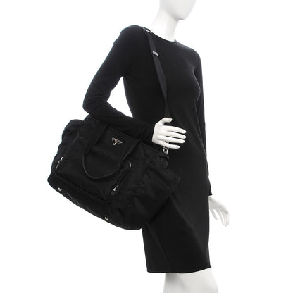 Prada Tessuto Nylon Vela Diaper Bag Black 2 of 12
