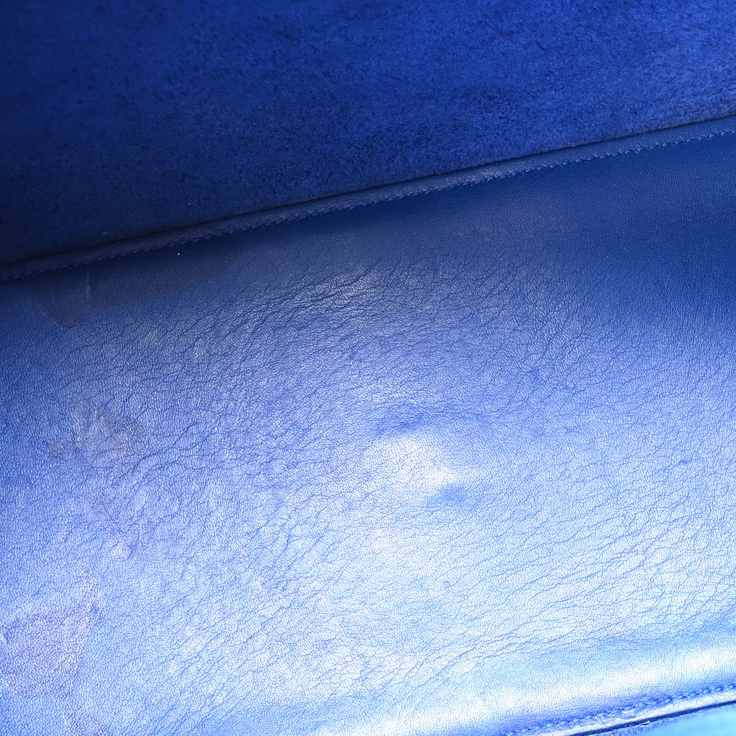 Calfskin Small Classic Y Cabas Royal Blue