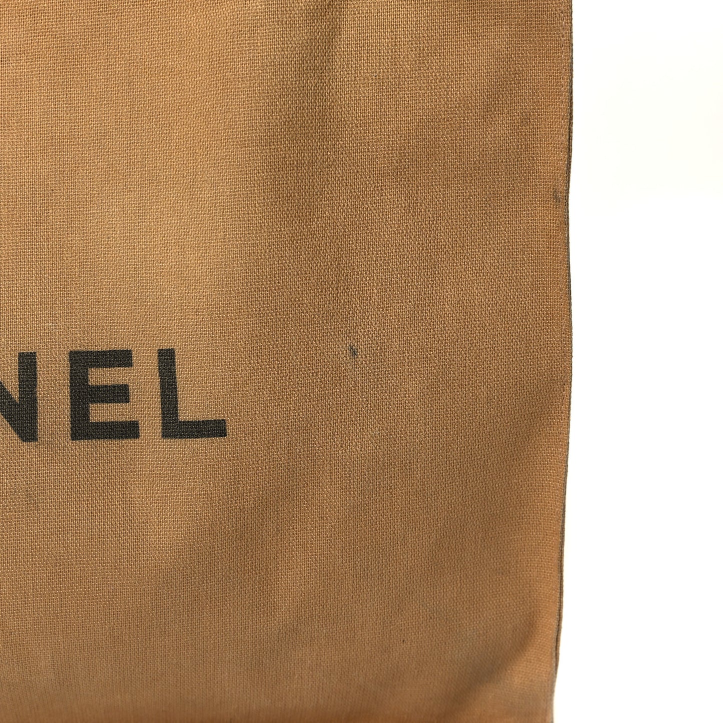Canvas CC Logo Shopping Tote Beige