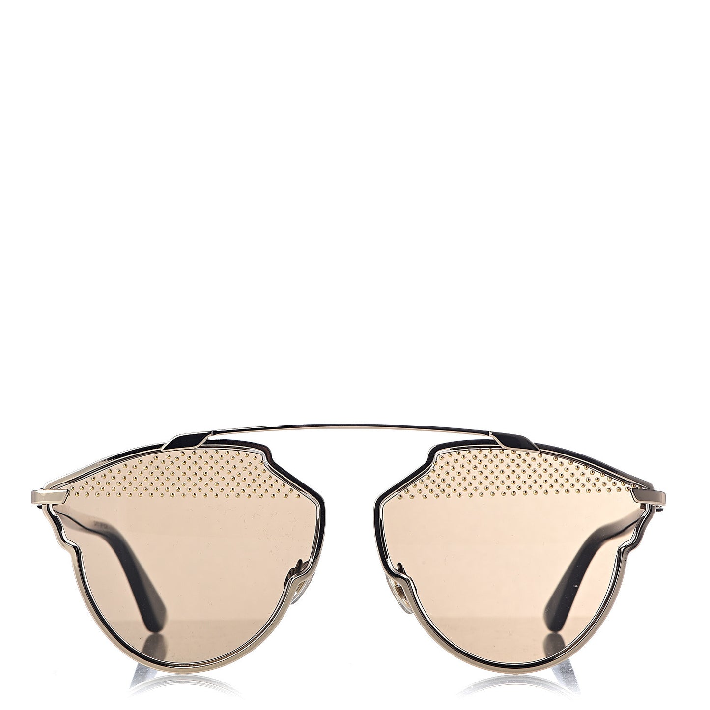 Studded So Real Sunglasses Gold