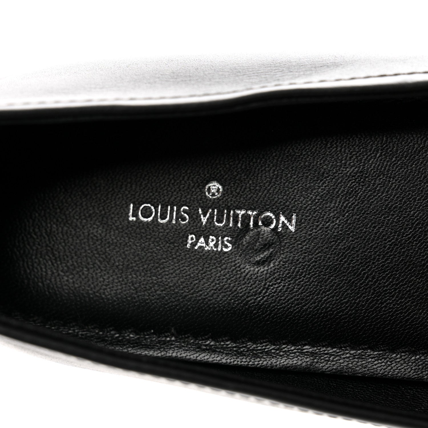 Louis Vuitton Calf Oxford Ballerina Flats 36 Black 6 of 8