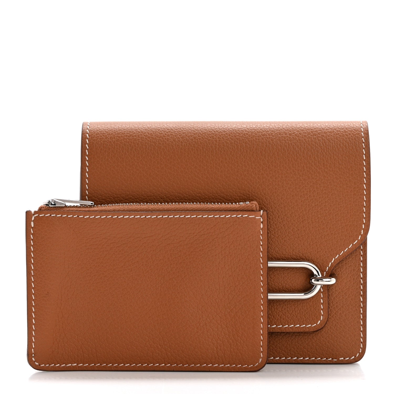 Hermes Evercolor Roulis Slim Wallet Gold 3 of 10