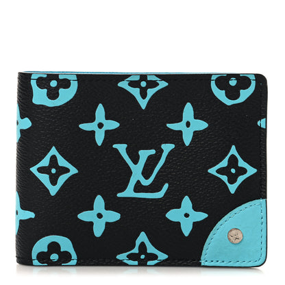 Louis Vuitton Monogram Playground Slender Wallet Black 1 of 7