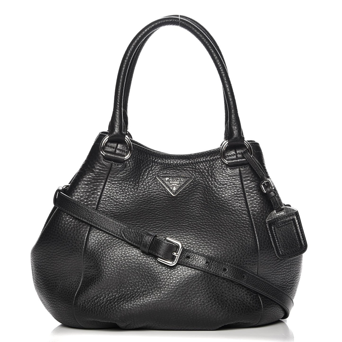 Vitello Daino Tote Nero Black