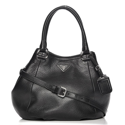 Prada Vitello Daino Tote Nero Black 1 of 9