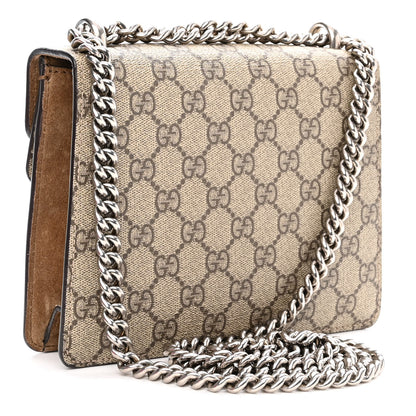 Gucci GG Supreme Monogram Mini Dionysus Shoulder Bag Taupe 3 of 12
