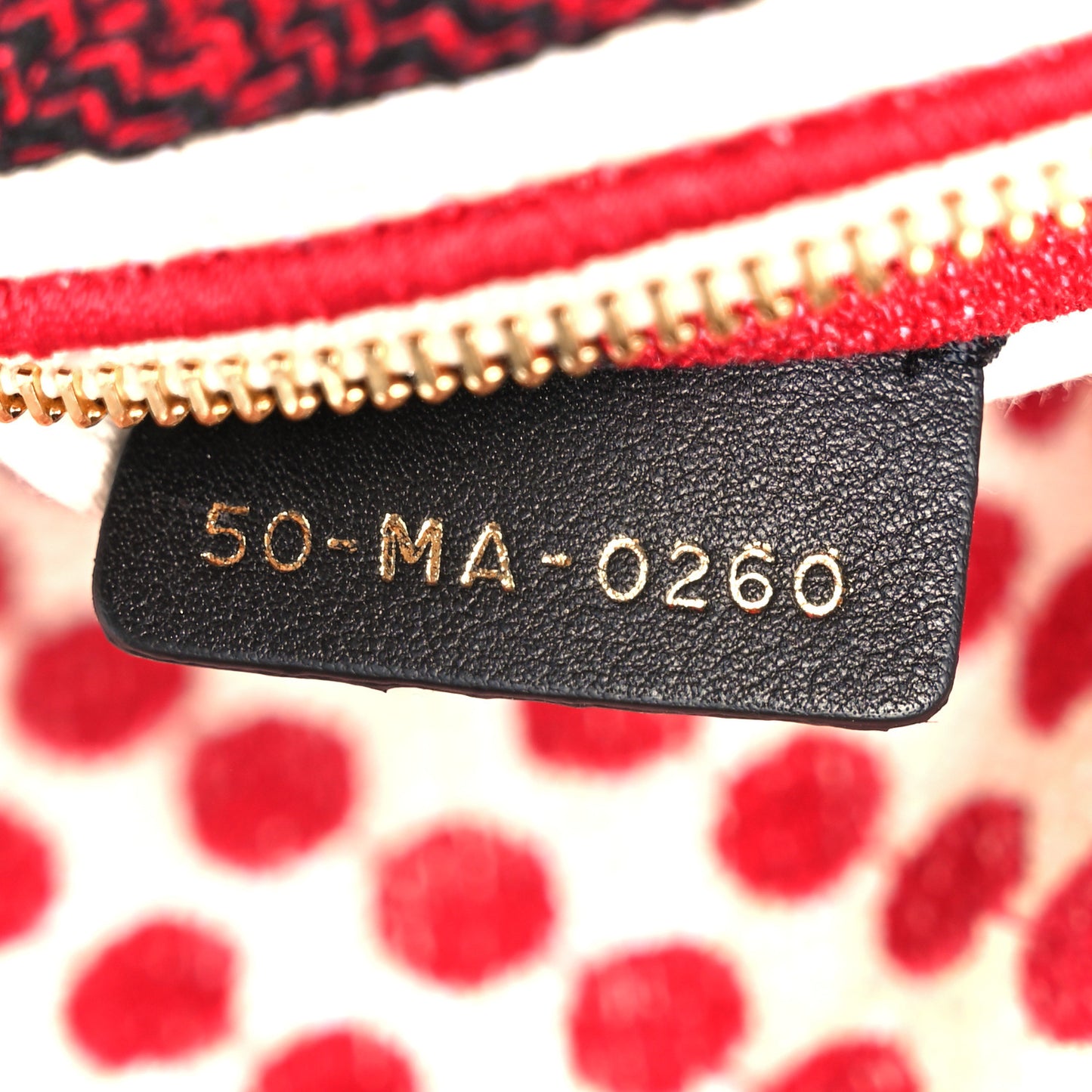 Canvas Medium DiorAmour Dots Lady D-Lite Red