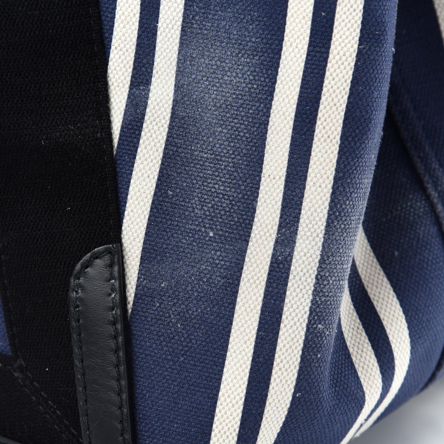 Balenciaga Canvas Navy Striped Cabas M Navy 16 of 18