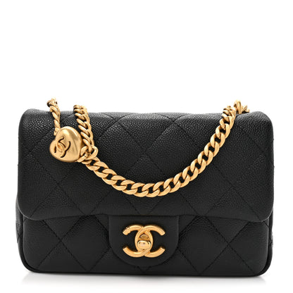 Chanel Caviar Quilted Mini Sweetheart Rectangular Flap Black 1 of 11