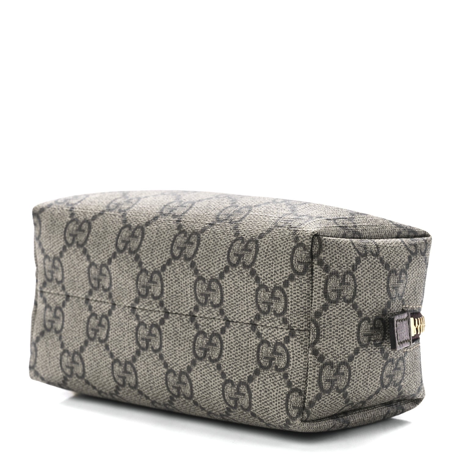 Gucci Soft GG Supreme Monogram Calfskin Small Ophidia Cosmetic Case Beige Ebony New Acero 9 of 11