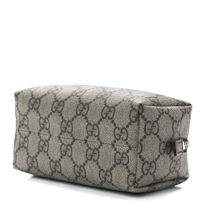 Gucci Soft GG Supreme Monogram Calfskin Small Ophidia Cosmetic Case Beige Ebony New Acero 9 of 11
