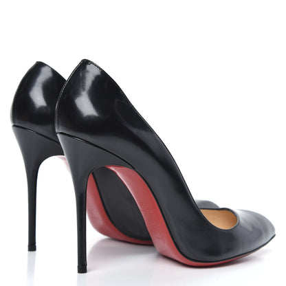 Christian Louboutin Jazz Calfskin Corneille 100 Pumps 39 Black 4 of 10