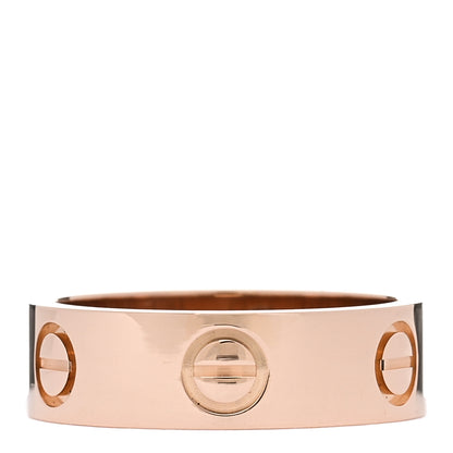 Cartier 18K Pink Gold 5.5mm LOVE Ring 51 5.75 1 of 4