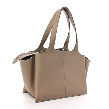 Celine Baby Grained Calfskin Medium Tri-Fold Bag Taupe 3 of 11