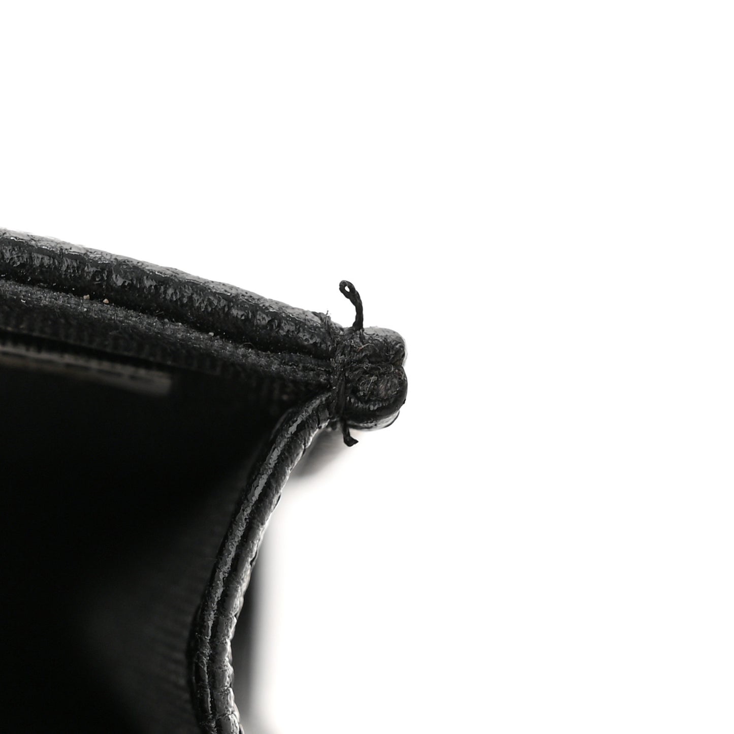 Caviar Quilted Crystal CC Airpods Pro and Phone Case With Chain Black