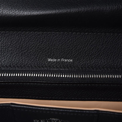 Delvaux Grained Calfskin GM Brillant Satchel Black 6 of 8
