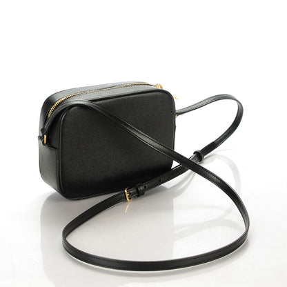 Saint Laurent Grain De Poudre Small Classic Monogram Camera Bag Black 3 of 7