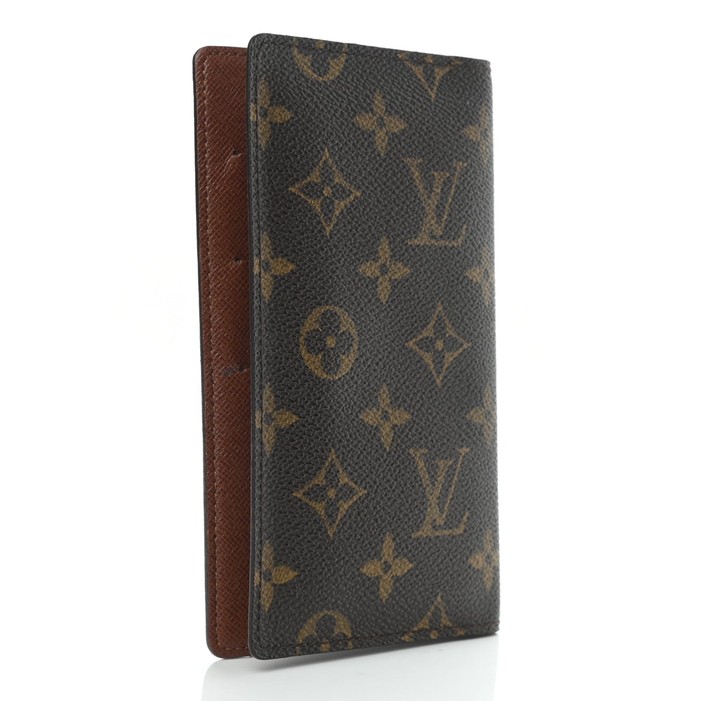 Monogram Checkbook Holder Case Wallet
