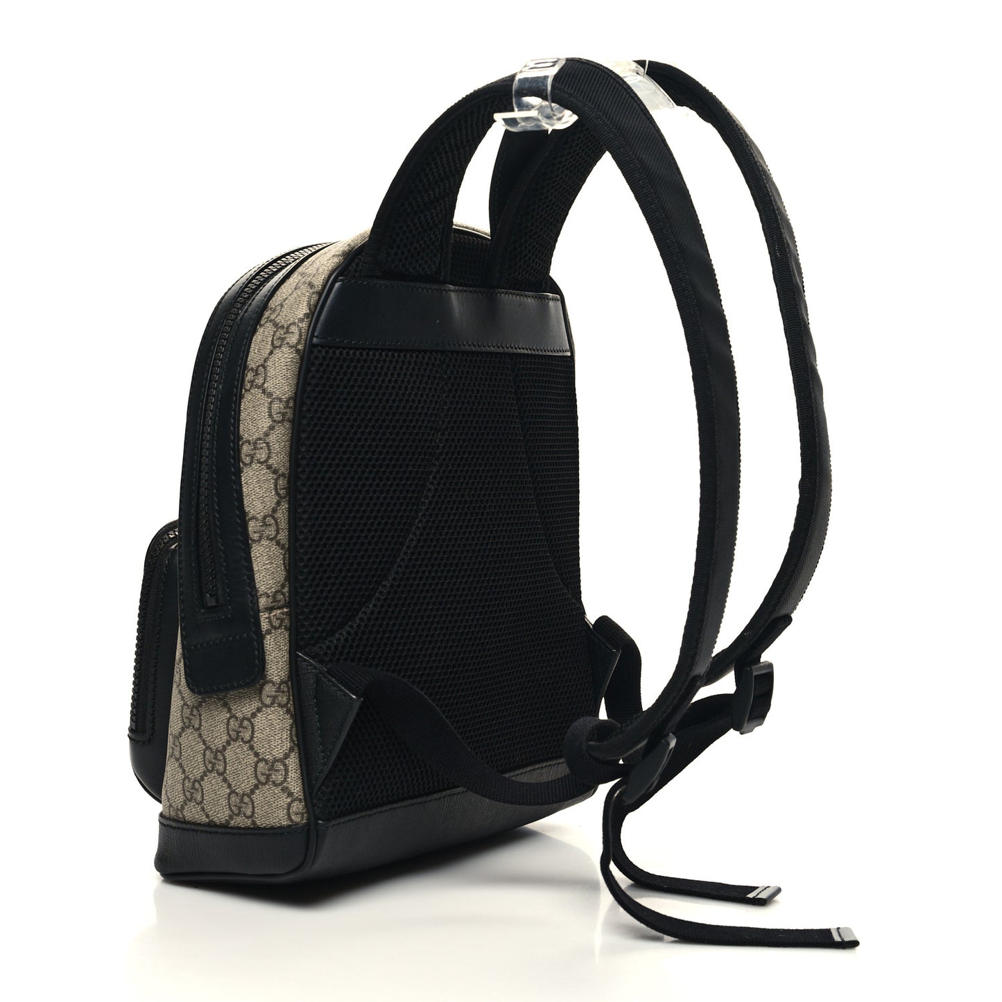 GG Supreme Monogram Small Eden Day Backpack Black