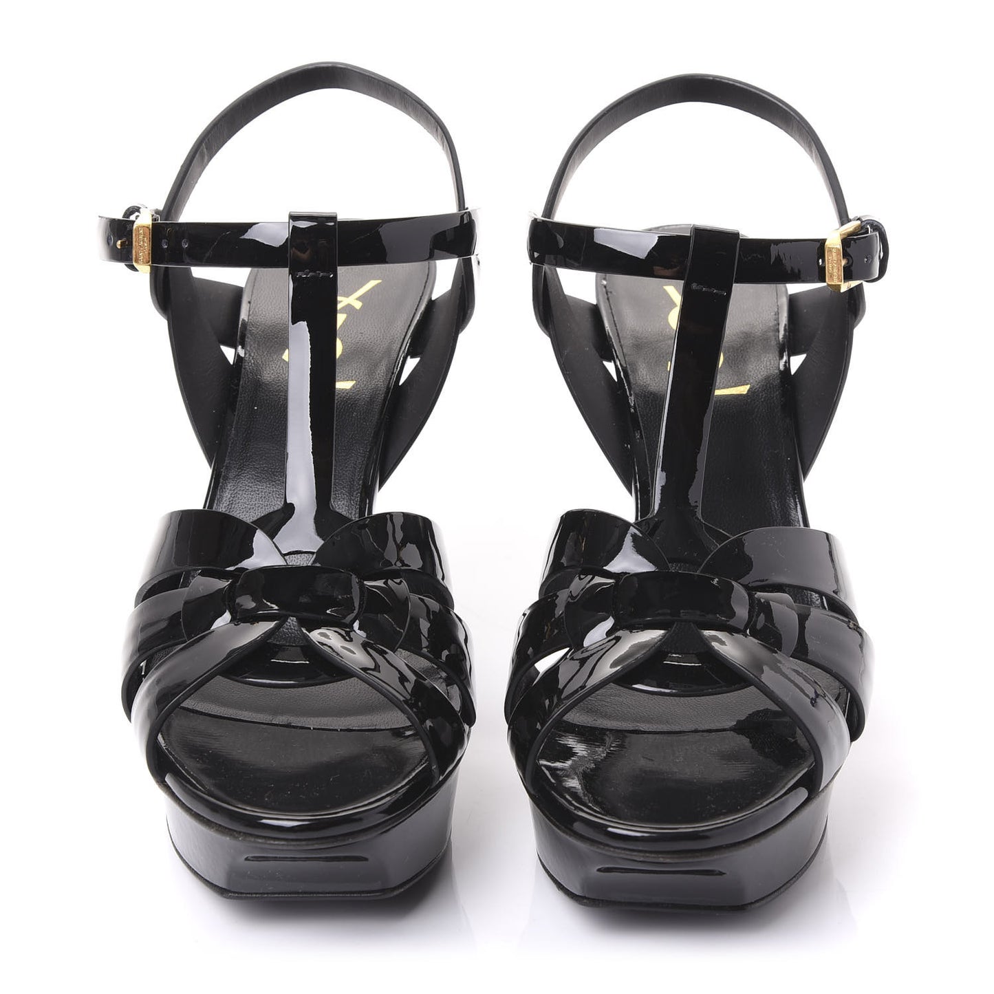 Patent Tribute 75 Platform Sandals 38.5 Black