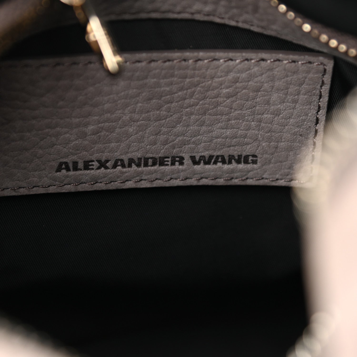 Alexander Wang Nubuck Rockie Elephant Pale Gold Hardware 5 of 8