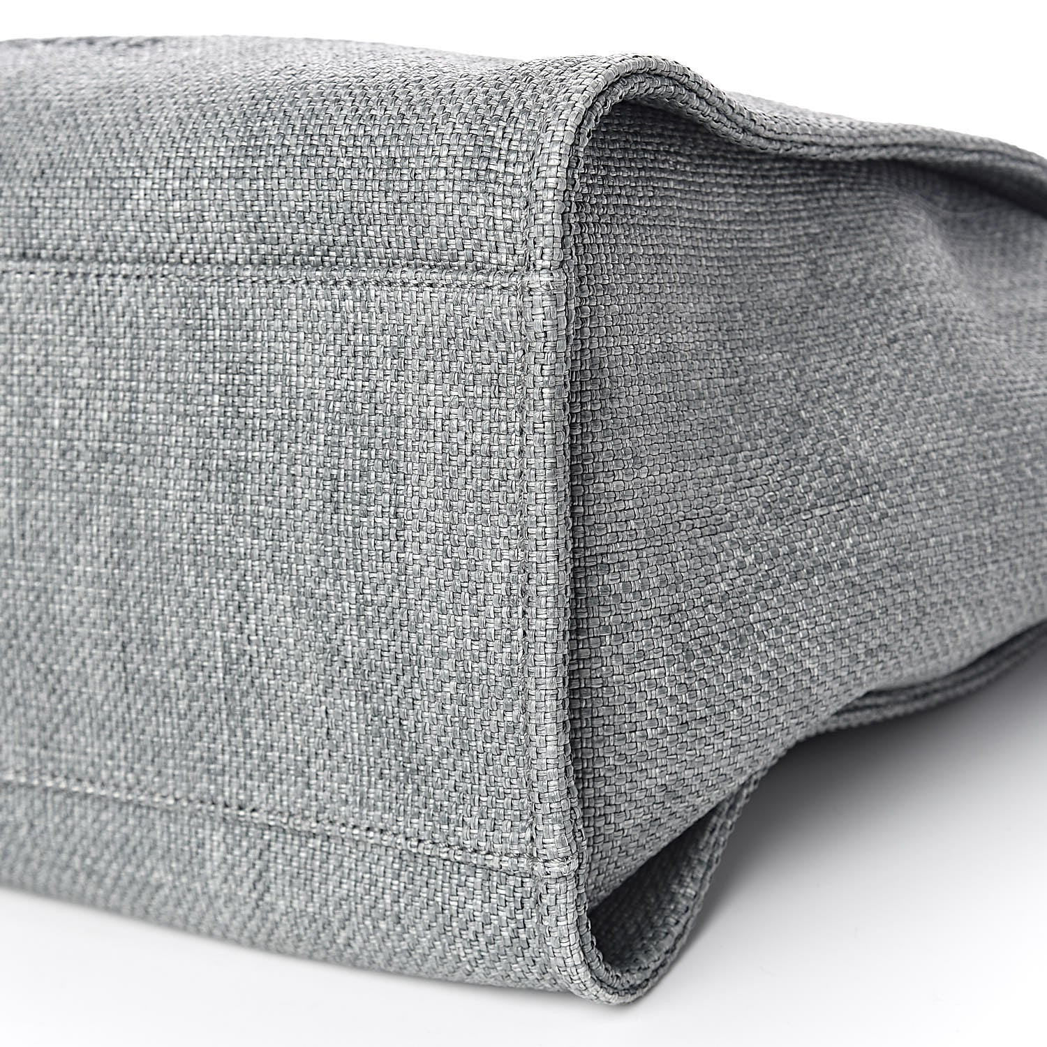 Chanel Canvas Large Deauville Tote Grey 10 of 11