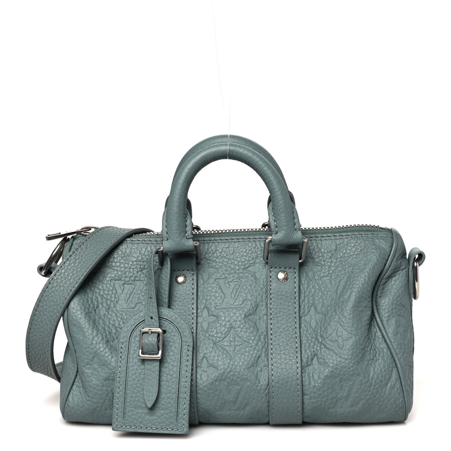 Monogram Taurillon Keepall Bandouliere 25 Misty Lake Green