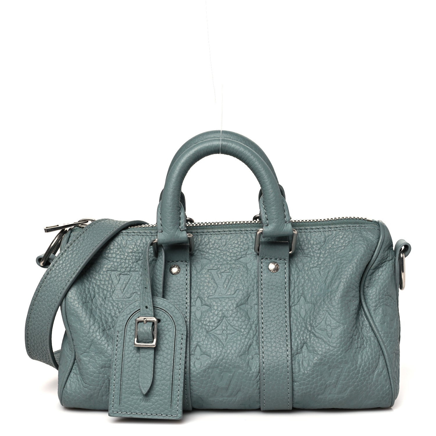 Louis Vuitton Monogram Taurillon Keepall Bandouliere 25 Misty Lake Green 1 of 9