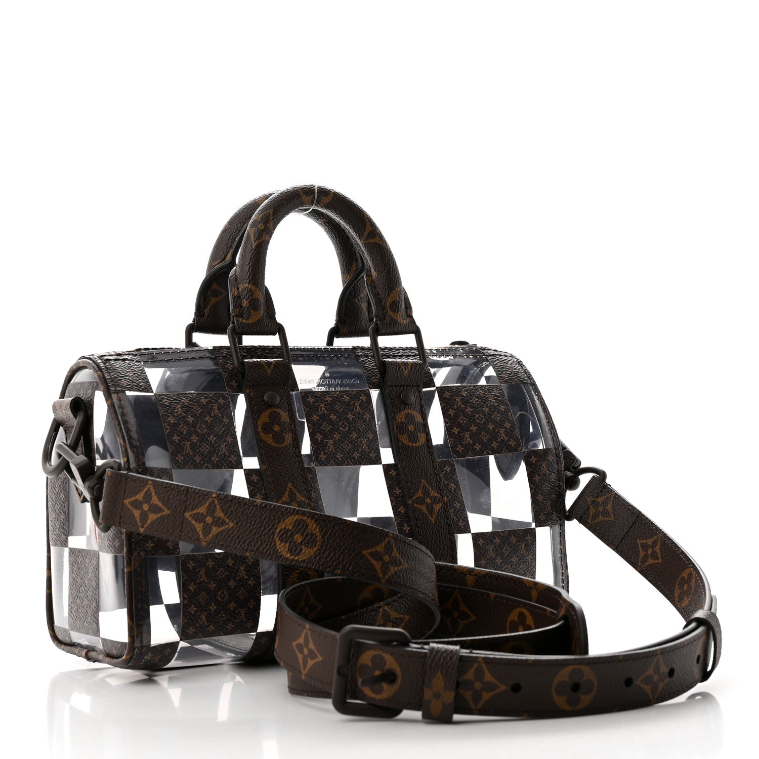 Louis Vuitton PVC Monogram Chess Keepall Bandouliere 25 3 of 10