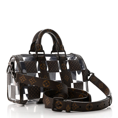Louis Vuitton PVC Monogram Chess Keepall Bandouliere 25 3 of 10