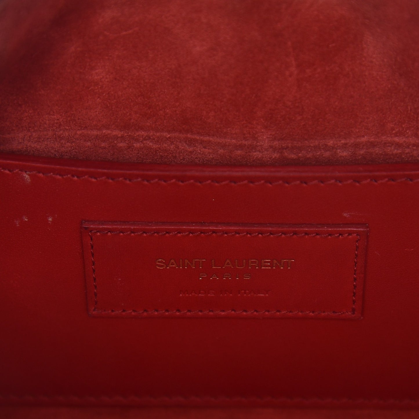 Calfskin Classic Baby Duffle Red