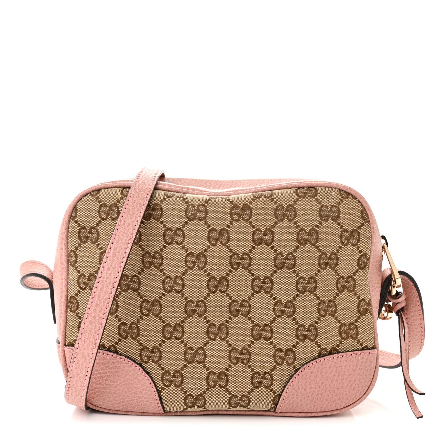 Gucci Monogram Mini Bree Messenger Bag Beige Soft Pink 1 of 12