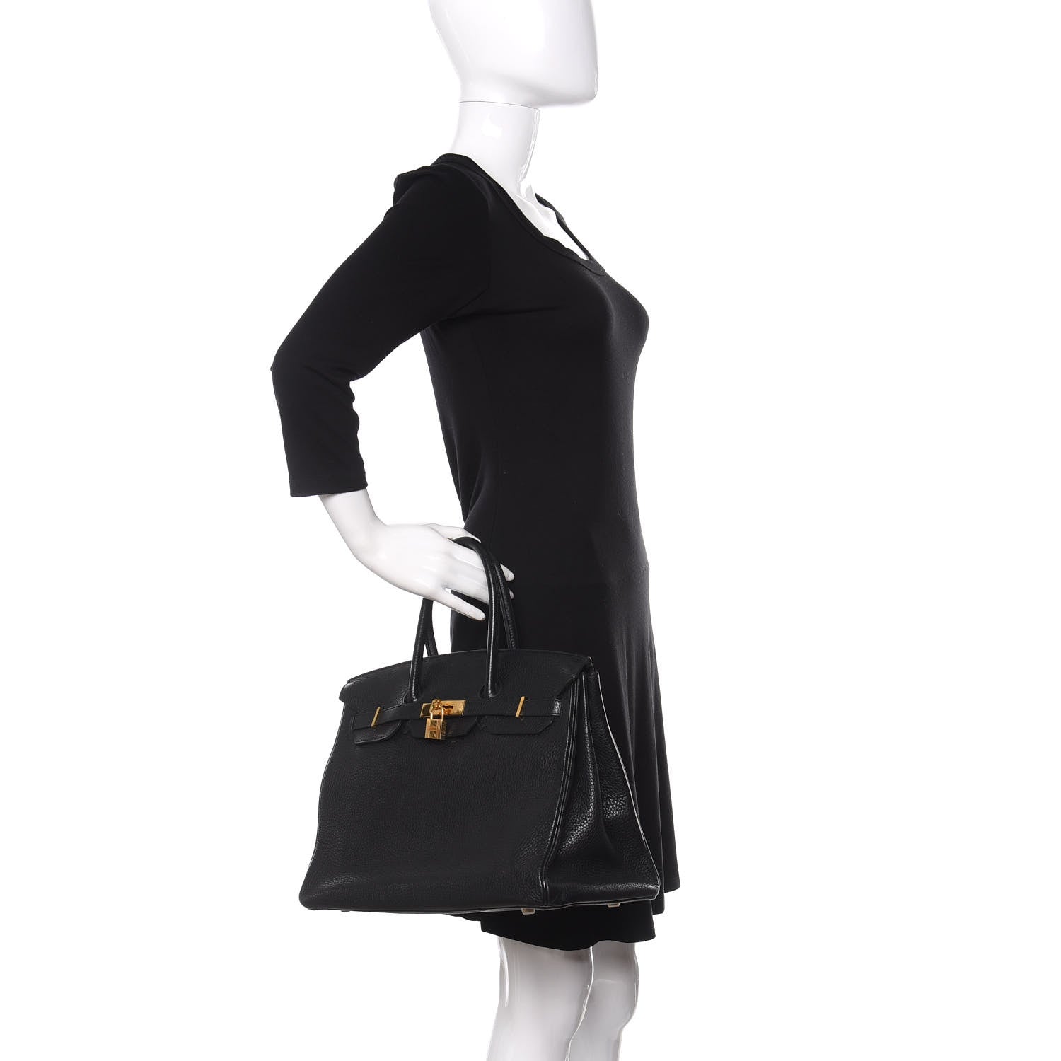 Hermes Togo Birkin 35 Black 2 of 10