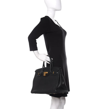 Hermes Togo Birkin 35 Black 2 of 10