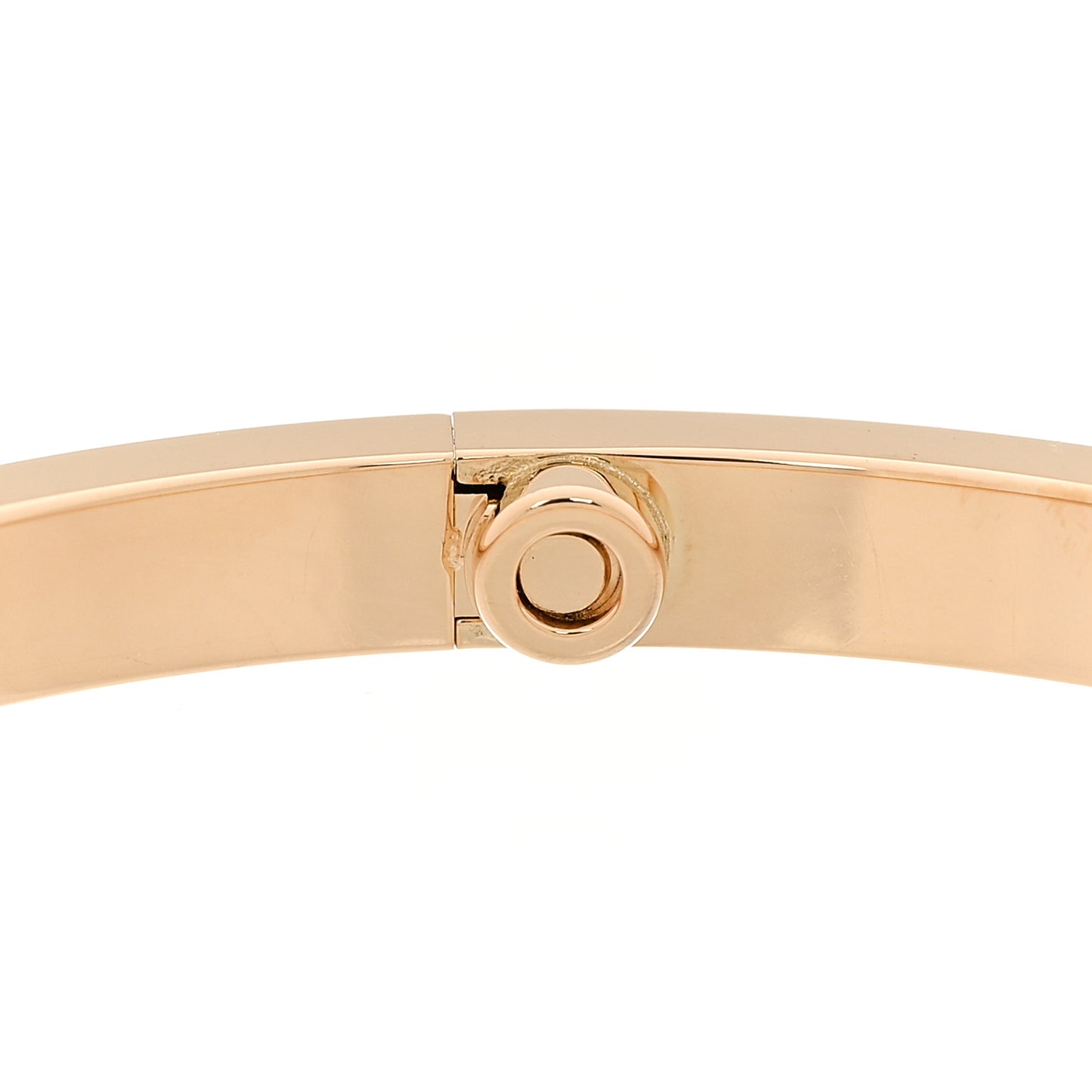 18K Yellow Gold 6 Diamond Small LOVE Bracelet 16