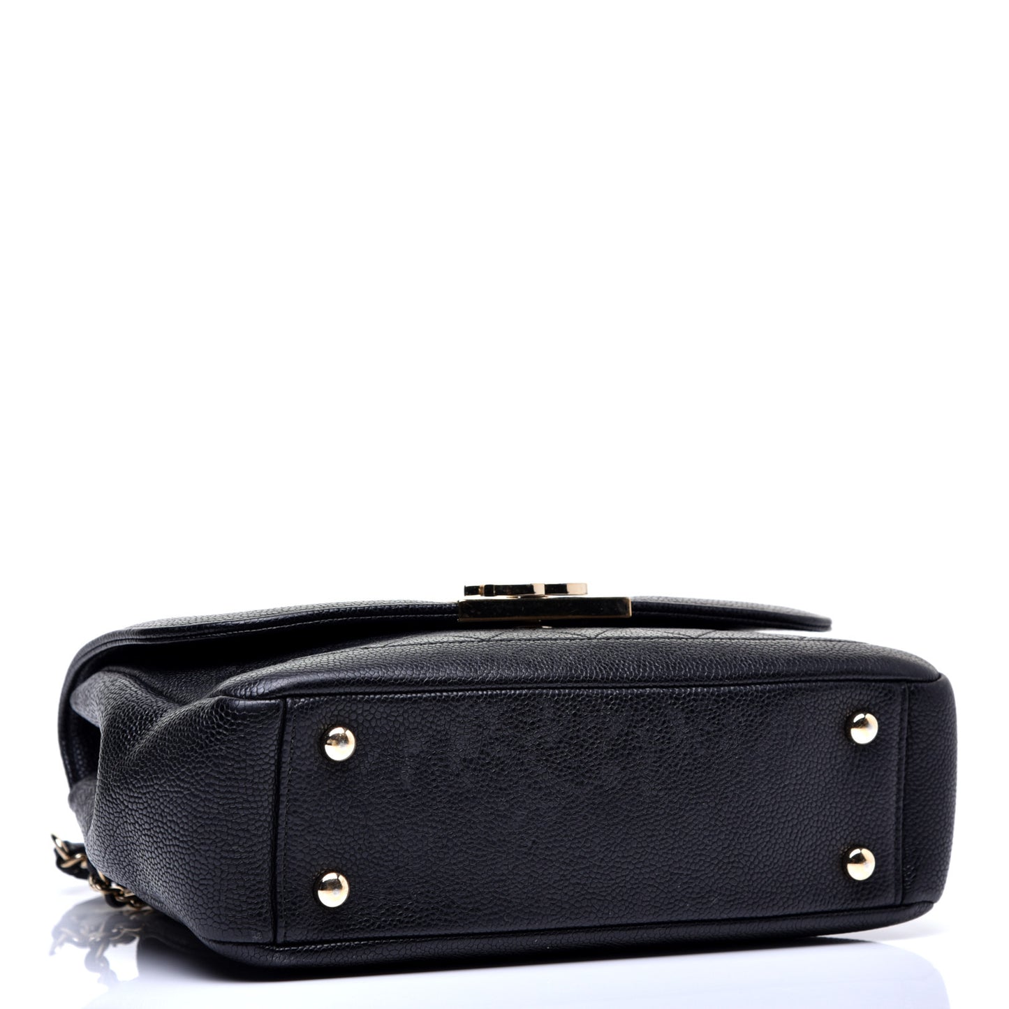 Caviar Quilted Small Flap Black