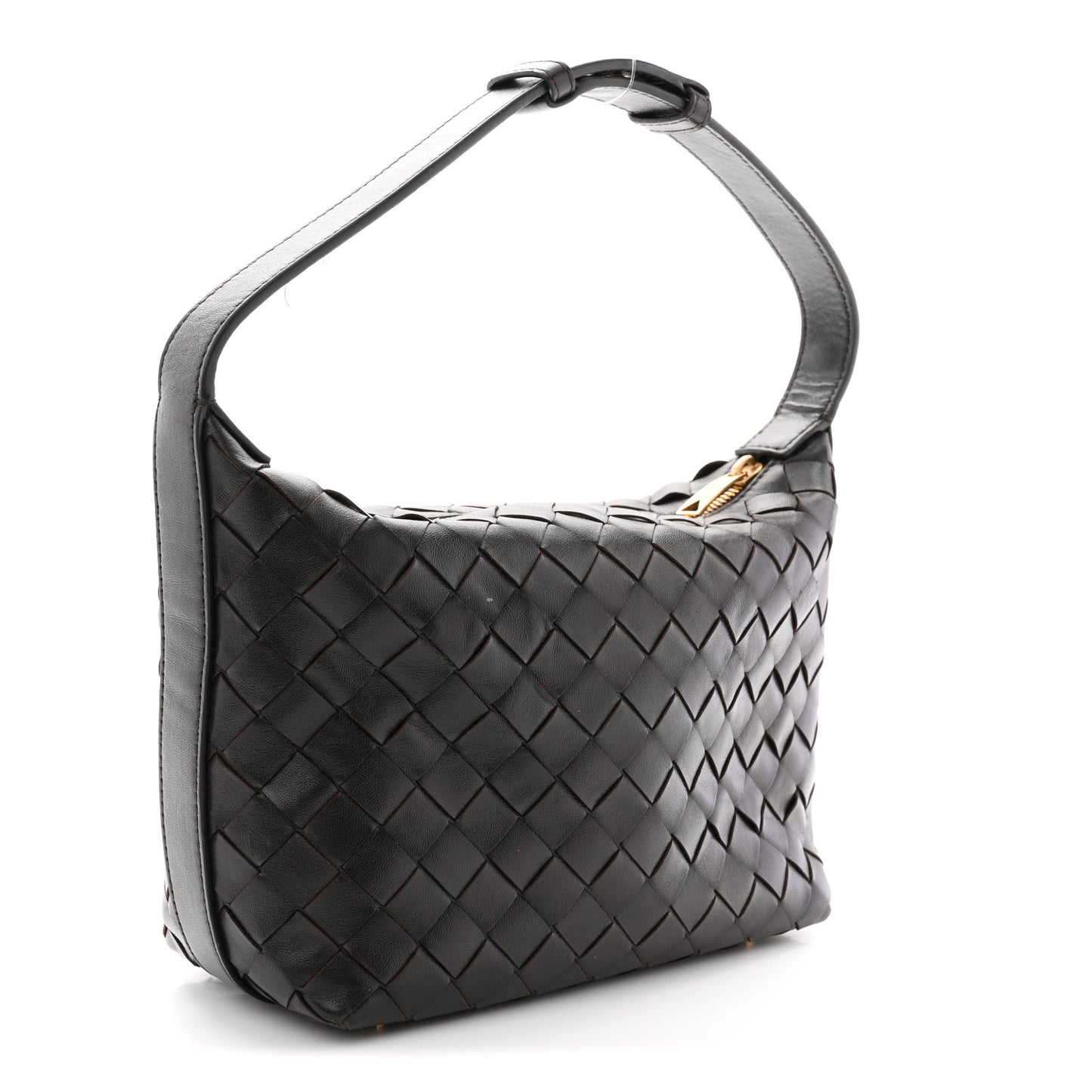 Calfskin Nappa Intrecciato Mini Wallace Fondant