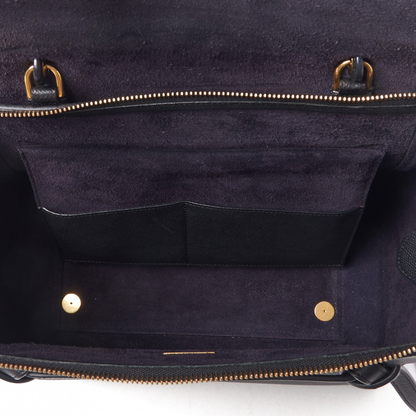 Grained Calfskin Mini Belt Bag Black
