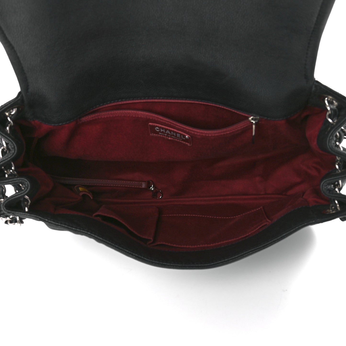 Caviar Timeless CC Accordion Flap Black