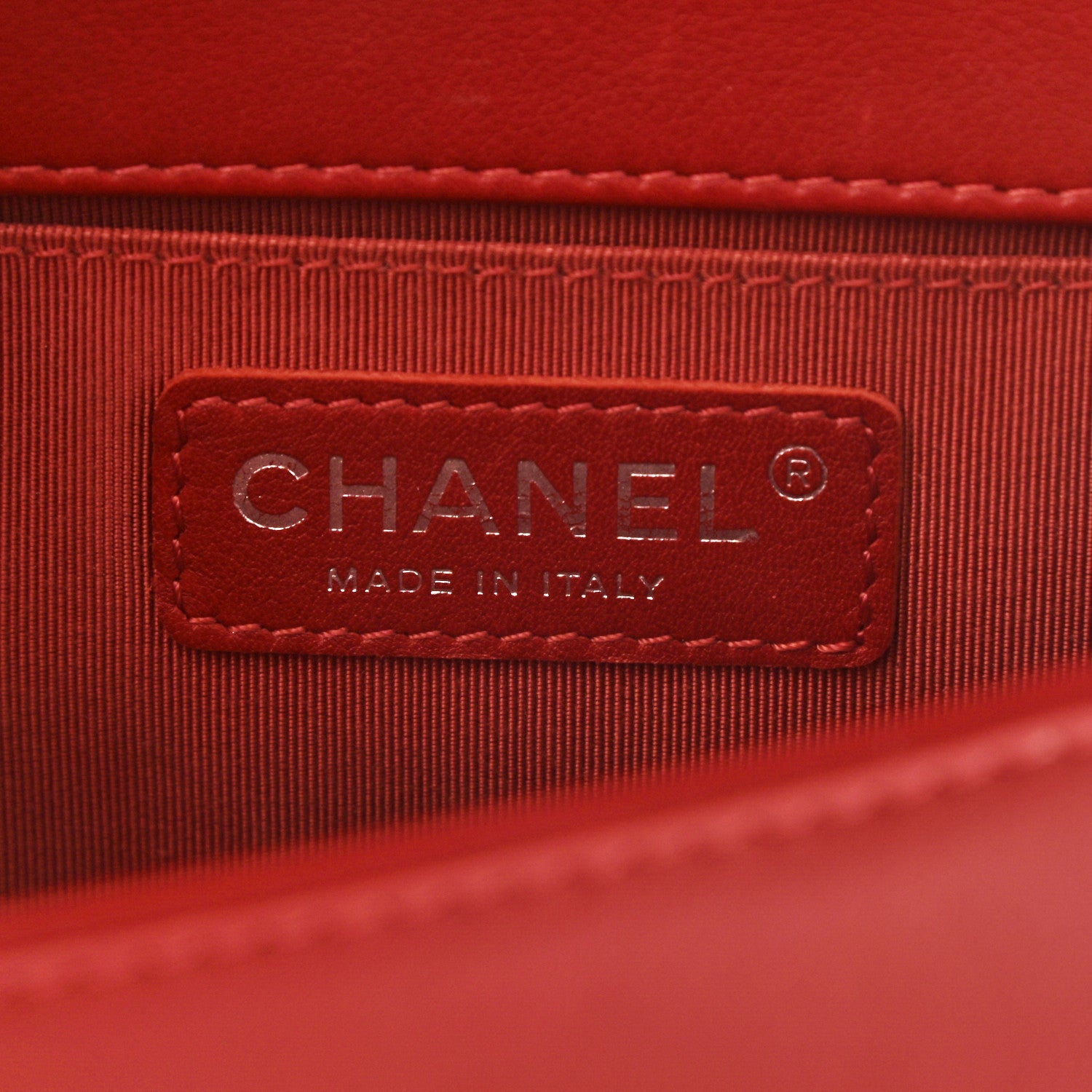 Chanel Calfskin Quilted Small Boy Flap Red 6 of 13