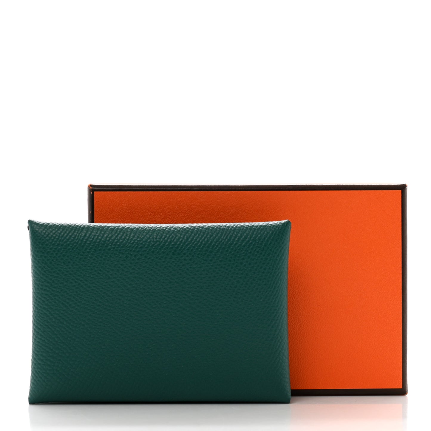 Epsom Calvi Duo Card Case Malachite