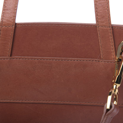 Mansur Gavriel Calfskin Mini Lady Bag Brandy Cleo 16 of 20