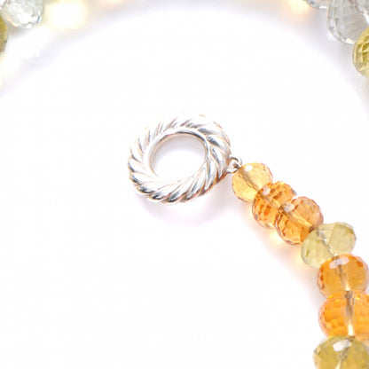 David Yurman Citrine Peridot Quartz Bead Necklace 6 of 7