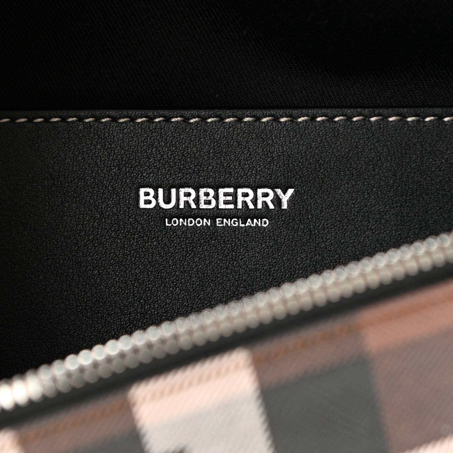 Burberry E-canvas Check Bum Bag Dark Birch Brown 6 of 11